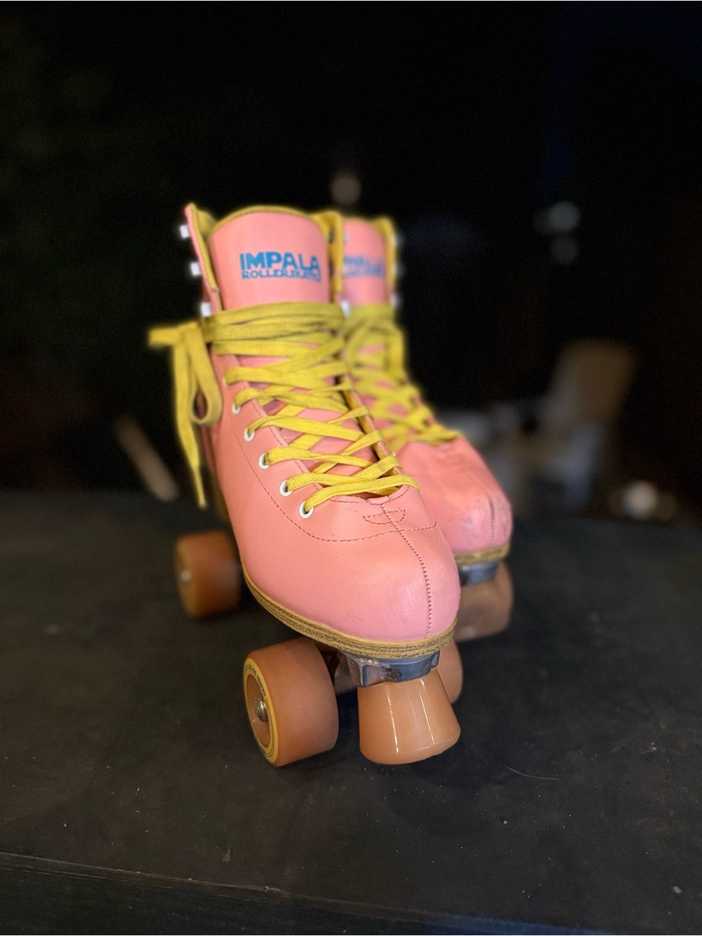 Impala Sidewalk Quad Roller Skates Pink/Yellow Women’s Size 9